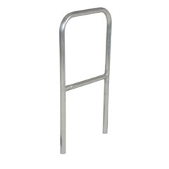 Aluminum Pipe Safety Railing 24 In Long