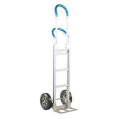 Aluminum Loop Handle Truck with Hard Rubber Wheels - 500 lbs Capacity - 18