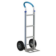 Aluminum Loop Handle Truck with Hard Rubber Wheels - 500 lbs Capacity - 18.5