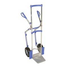 Ergonomic Aluminum Hand Truck - 350 lbs Capacity