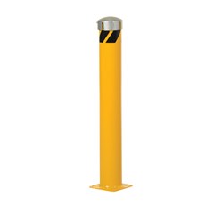 Steel Pipe Bollard W/Slot 42X5.5 Slv Cap