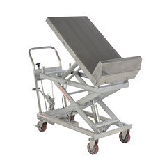 Portable Manual Lift Table - 1000 lbs. Capacity - 33.625 in L x 22 in W