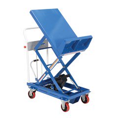 Portable Manual Lift Table - 400 lbs. Capacity - 30 in L x 19.5 in W