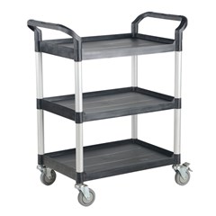 Commercial Cart 43X20 3-Shelf No Panels