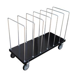 Portable Carton Cart W/ Dividers 18 X 44