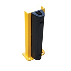 Structural Rack Guard W/Bumper 24 X10 In