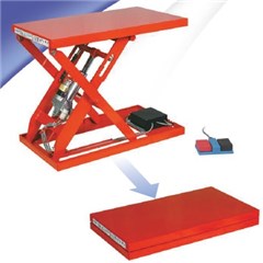 Mechanical  Lift Table - 220 lbs. Capacity - 28.3 in L x 15.7 in W