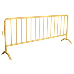 Yellow Barrier W/Curved Feet