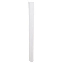 White PVC Corner Guard W/Alum Insert 3In