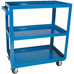 Steel Service Cart Three 28 X 48 Shelves