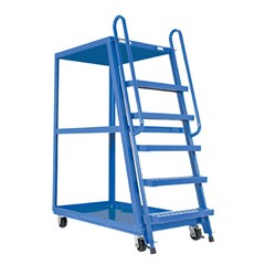 High Frame Cart 28 X 52 Rubber-On-Steel