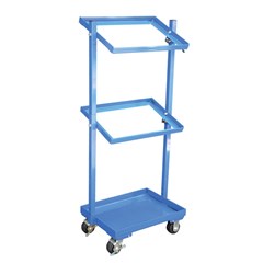 Multi-Tier Cart 3 Shelf 200 Lb Capacity