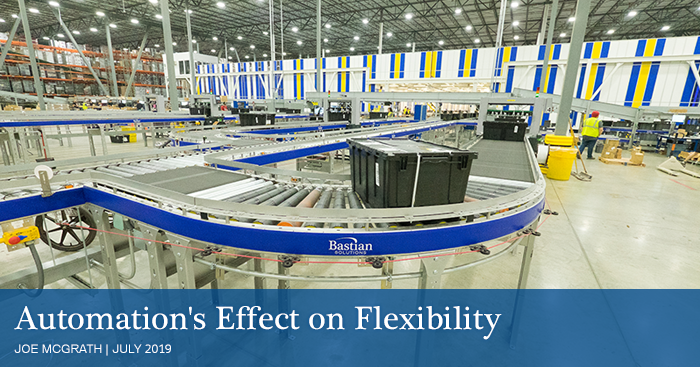 automation and flexibiltiy in distribution facility