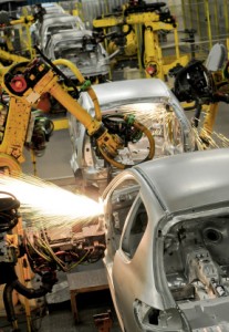 Automotive Manufacturing with Robots