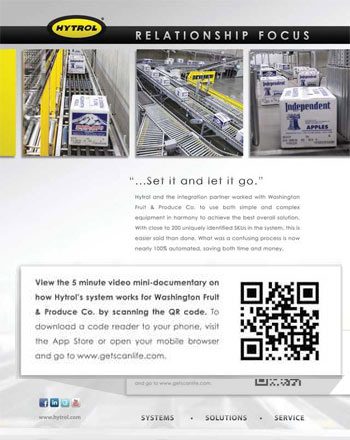 Hytrol Conveyor Company QR Code Example