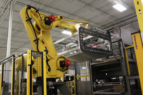 Robotic Palletizer with Layer Former